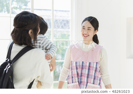 Nursery teachers and parents Nursery teachers and parents 48261023