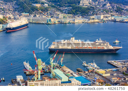 From Nabekanzan to passenger ship port [Nagasaki City, Nagasaki Prefecture] 48261750