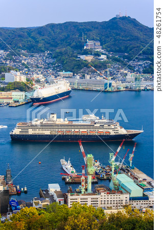 From Nabekanzan to passenger ship port [Nagasaki City, Nagasaki Prefecture] 48261754