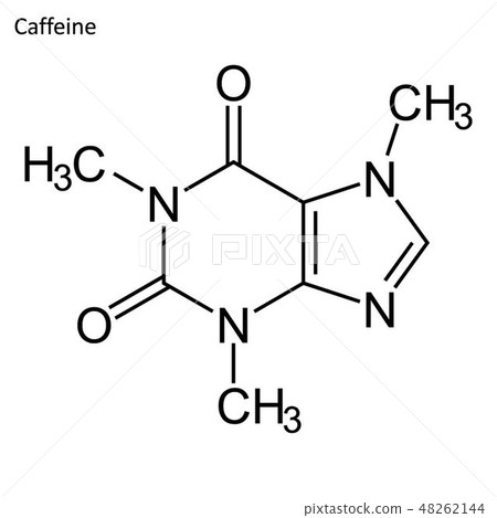 Skeletal formula of Caffeine Skeletal formula of Caffeine 48262144