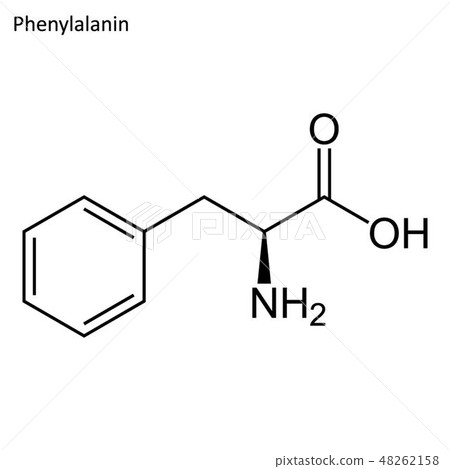 Skeletal formula of Phenylalanine 48262158