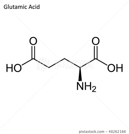 Skeletal formula of Glutamic Acid 48262166