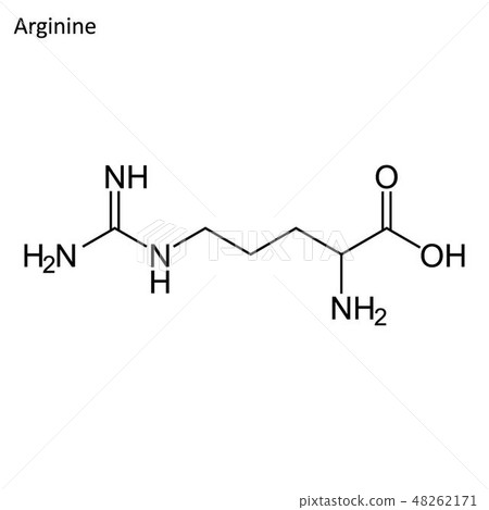 Skeletal formula of Argenine 48262171