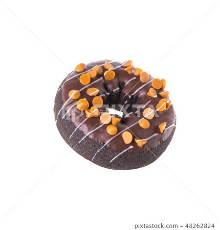 donut or donut with concept on a background. donut or donut with concept on a background. 48262824