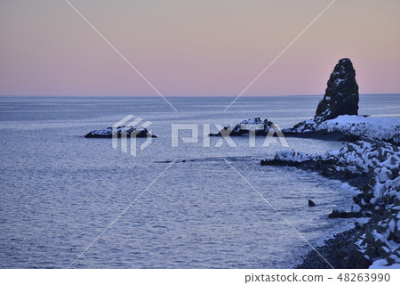 [北海道勞速町]黃昏海岸 48263990