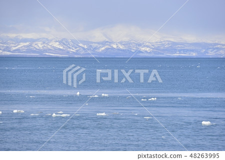 [北海道士別町]根室海峽的流冰 48263995