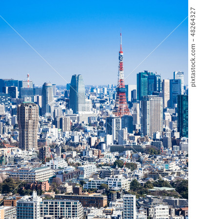 Tokyo Tower · Urban landscape image Vertical position 48264327