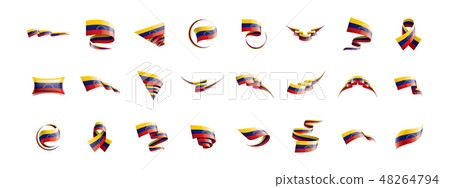 Venezuela flag, vector illustration on a white background Venezuela flag, vector illustration on a white background 48264794