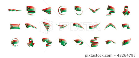 Vanuatu flag, vector illustration on a white background Vanuatu flag, vector illustration on a white background 48264795