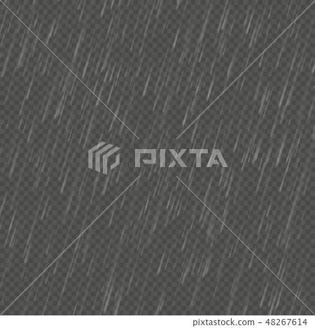 Rain isolated realistic anglewise effect.... - Stock Illustration ...