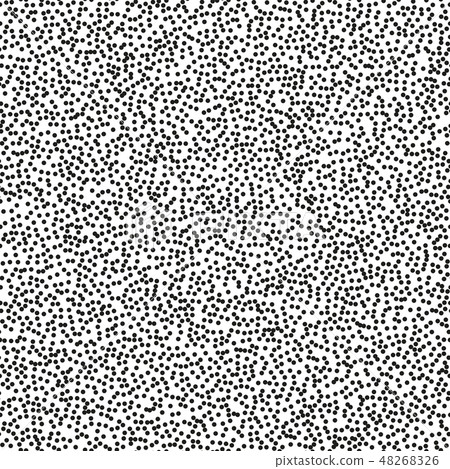 Pointillism high density seamless dots pattern. Abstract monochrome halftone. Just drop to swatches Pointillism high density seamless dots pattern. Abstract monochrome halftone. Just drop to swatches 48268326