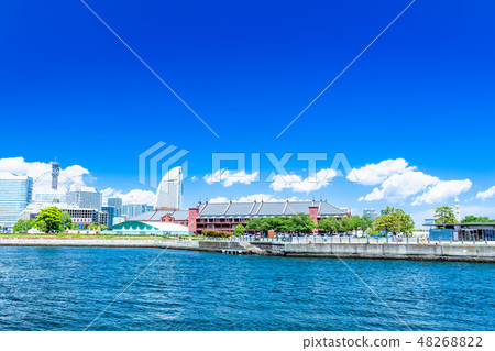 神奈川橫濱港未來的風景 48268822