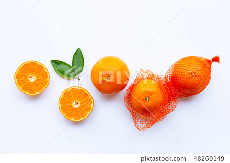 High vitamin C. Orange in net bag High vitamin C. Orange in net bag 48269149