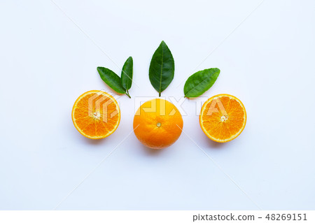 High vitamin C. Fresh orange citrus fruit High vitamin C. Fresh orange citrus fruit 48269151
