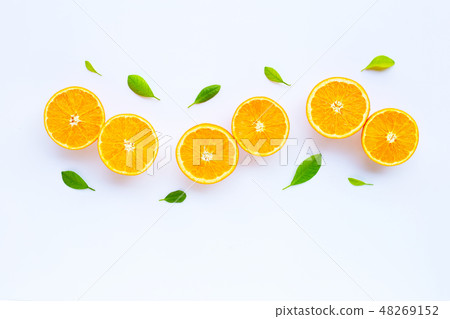 High vitamin C. Fresh orange citrus fruit High vitamin C. Fresh orange citrus fruit 48269152