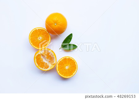 High vitamin C. Fresh orange citrus fruit High vitamin C. Fresh orange citrus fruit 48269153