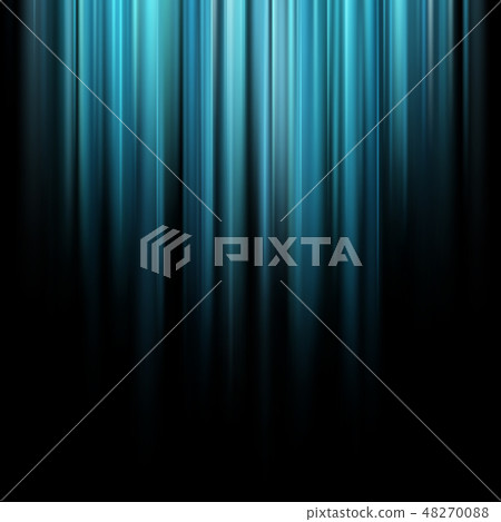 Abstract blue magic light rays over dark background. EPS 10 Abstract blue magic light rays over dark background. EPS 10 48270088