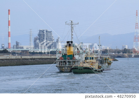 Omuta City Miike Port tugboat Omuta City Miike Port tugboat 48270950