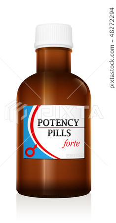 Potency Pills Medicine Bottle Vial 48272294