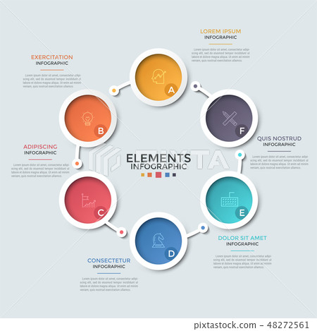 Infographic design template 48272561