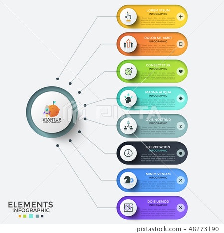 Vector elements for infographic Vector elements for infographic 48273190