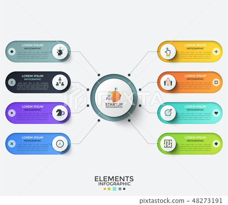 Infographic design template Infographic design template 48273191