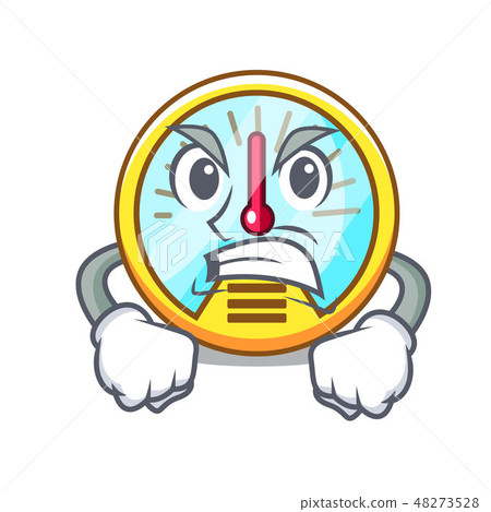 Angry speedometer isolated with in the mascot Angry speedometer isolated with in the mascot 48273528