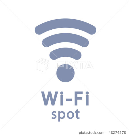 WiFi spot mark WiFi spot mark 48274278