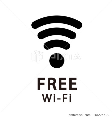 免費WiFi標記 免費WiFi標記 48274499