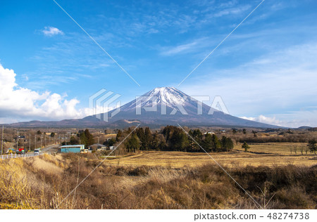 [Shizuoka Prefecture] Mt. Fuji From winter to early spring 48274738