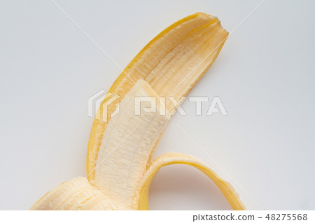 banana on a white background banana on a white background 48275568