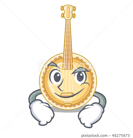 Smirking banjo in the cartoon music room Smirking banjo in the cartoon music room 48275673