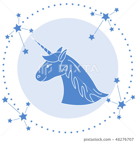 Magic unicorn and constellations Magic unicorn and constellations 48276707