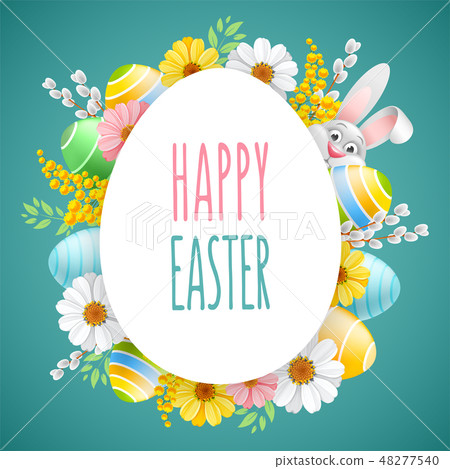 Happy Easter Greeting 48277540