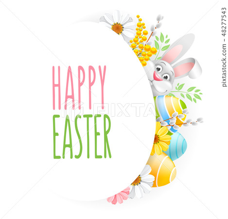 Happy Easter Greeting Happy Easter Greeting 48277543