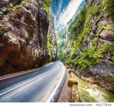 Amazing summer view of Bicaz Canyon 48277649