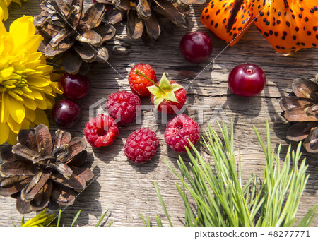 Wooden background Wooden background 48277771