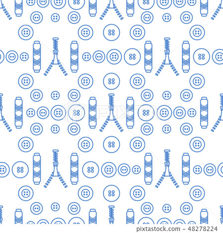 Sewing and needlework seamless pattern 48278224