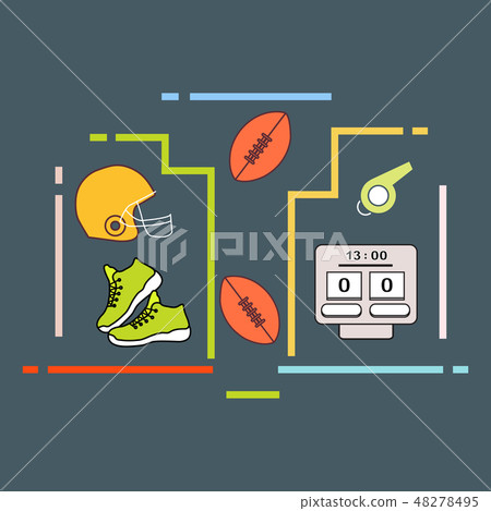 Equipment for american football, rugby 48278495