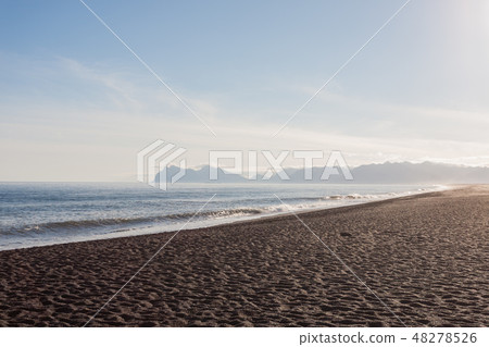 Hvalnes lava beach landscape,east Iceland landmark Hvalnes lava beach landscape,east Iceland landmark 48278526