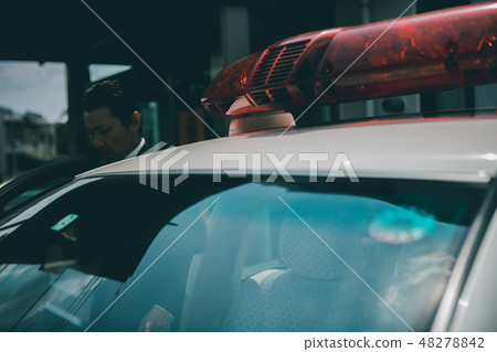 警官 偵探 警車 48278842