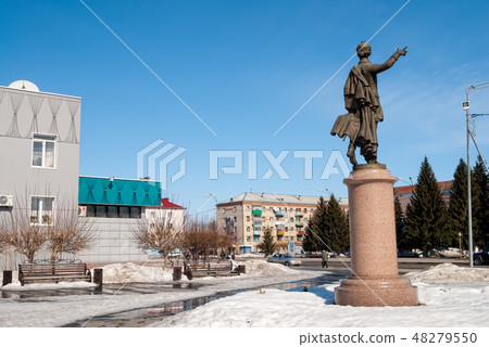 Monument to AV Suvorov in Yalutorovsk. Russia Monument to AV Suvorov in Yalutorovsk. Russia 48279550