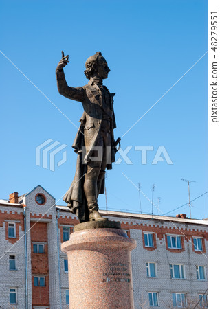 Monument to AV Suvorov in Yalutorovsk. Russia Monument to AV Suvorov in Yalutorovsk. Russia 48279551