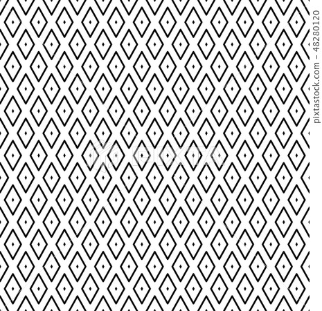 Seamless diamonds pattern. Geometric texture. 48280120