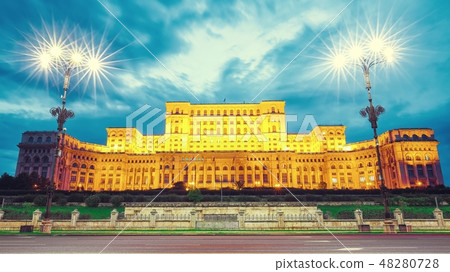 Palace of the Parliament Bucharest city 48280728