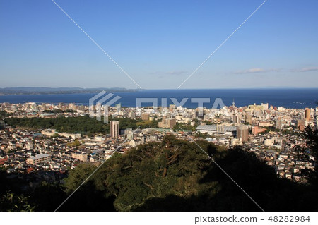 Beppu city center Distant view 48282984