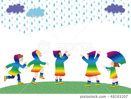 下雨天的孩子2（5個孩子） 48283207