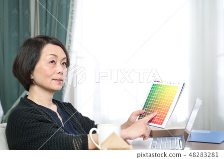 Architectural design woman Architectural design woman 48283281