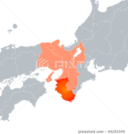 和歌山縣地圖和關西地區 48283340