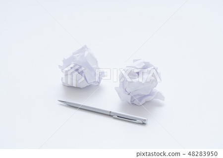 Pen and rolled paper 48283950